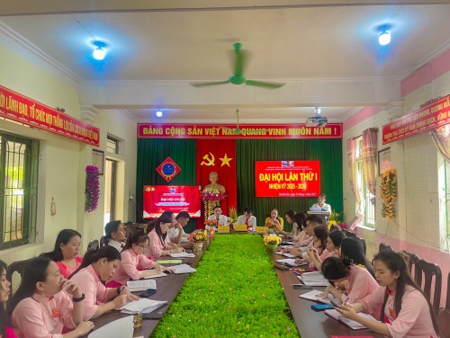ĐẠI HỘI CHI BỘ TRƯỜNG TH&THCS KỲ NAM LẦN THỨ I NHIỆM KỲ 2025 - 2030
