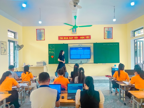 TRƯỜNG TH&THCS KỲ NAM TỔ CHỨC CHUYÊN ĐỀ “ỨNG DỤNG TRÍ TUỆ NHÂN TẠO (AI) VÀO CÔNG TÁC DẠY HỌC”
